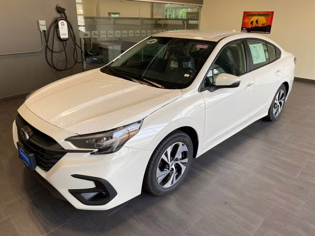 2025 Crystal White Pearl Subaru Legacy Premium AWD Sedan