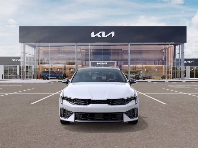 2026 Snow White Pearl Kia K5 GT-Line AWD Sedan