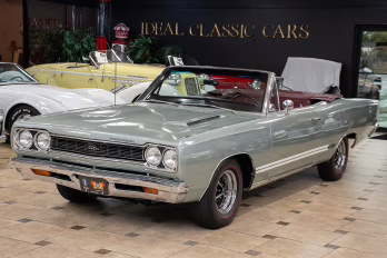 1968 AA1 Buffed Silver Poly Plymouth GTX - 440C.I., 1 of 1,026, Sure Grip, PS Convertible