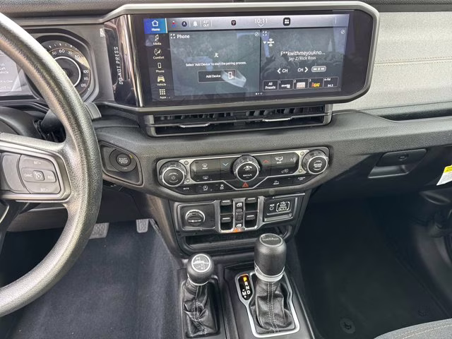 2024 Granite Crystal Metallic Clearcoat Jeep Gladiator Nighthawk 4X4 Truck