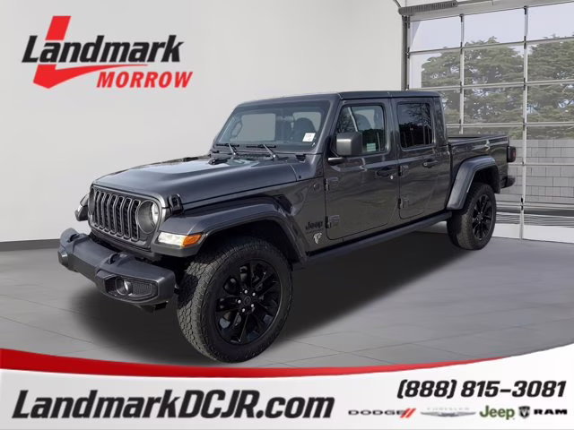 2024 Granite Crystal Metallic Clearcoat Jeep Gladiator Nighthawk 4X4 Truck