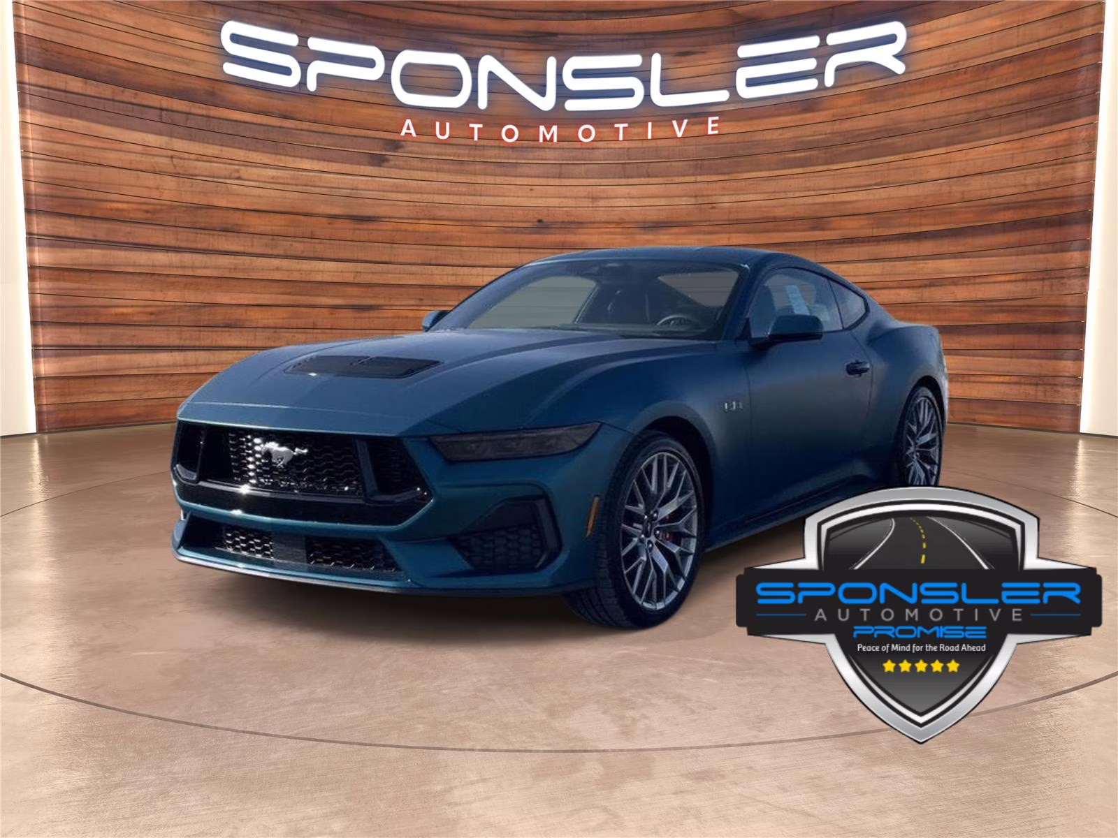 2026 Adriatic Blue Ford Mustang GT Premium RWD Fastback