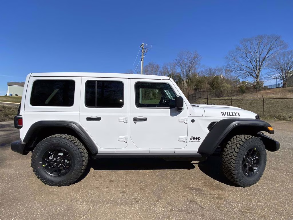 2026 bright white clearcoat Jeep Wrangler Willys 4X4 SUV