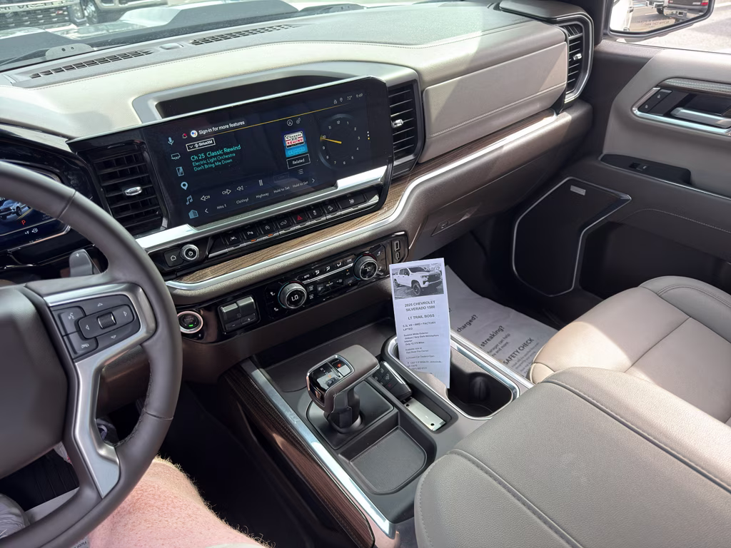 2025 Summit White Chevrolet Silverado LT Trail Boss 4X4 Truck