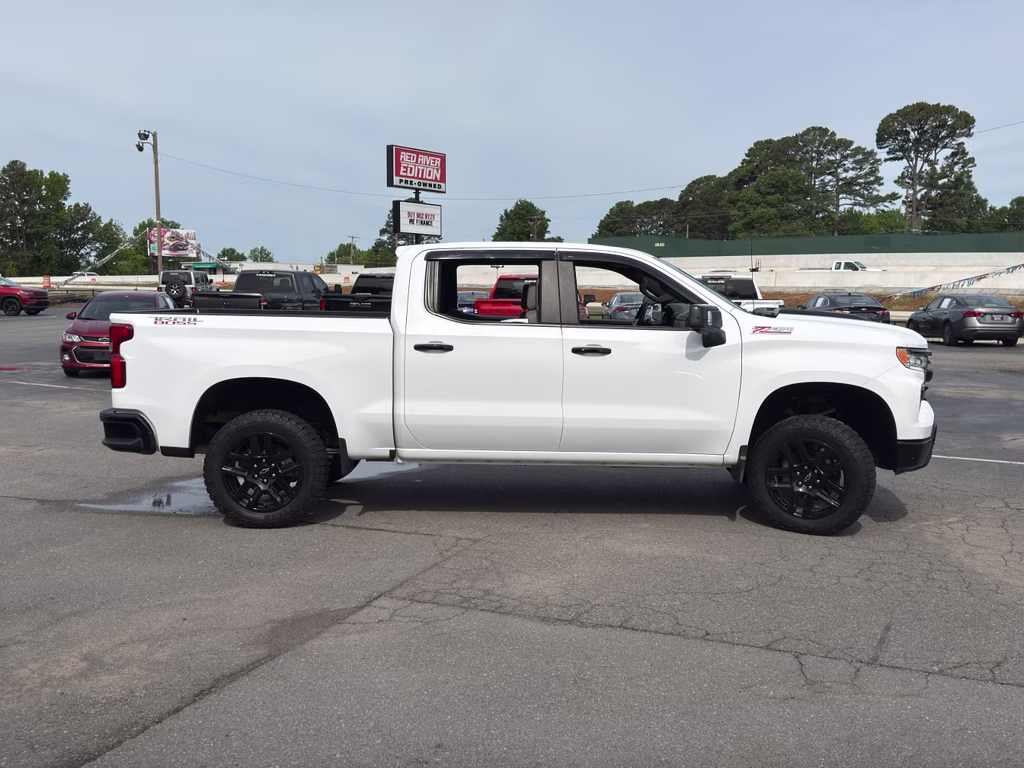 2025 Summit White Chevrolet Silverado LT Trail Boss 4X4 Truck