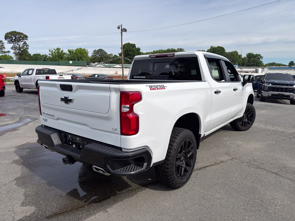 2025 Summit White Chevrolet Silverado LT Trail Boss 4X4 Truck