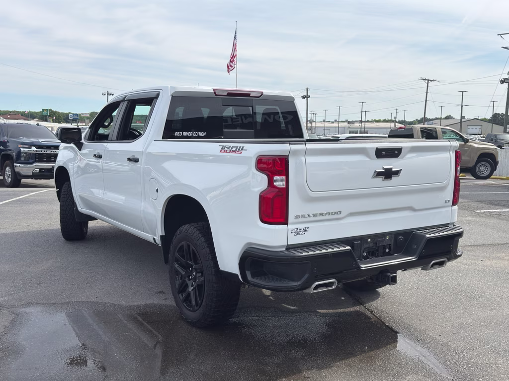 2025 Summit White Chevrolet Silverado LT Trail Boss 4X4 Truck