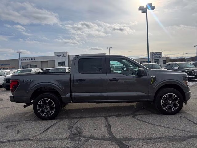 2025 Gray Metallic Ford F-150 STX 4X4 Truck