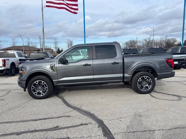 2025 Gray Metallic Ford F-150 STX 4X4 Truck