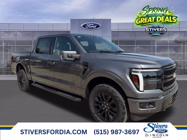 2025 Gray Metallic Ford F-150 Lariat 4X4 Truck