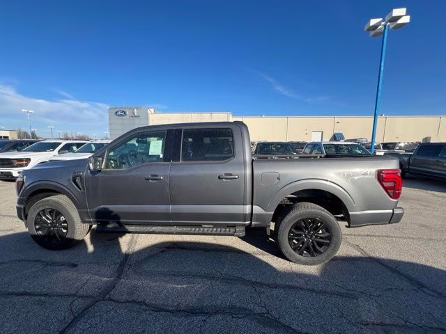 2025 Gray Metallic Ford F-150 Lariat 4X4 Truck