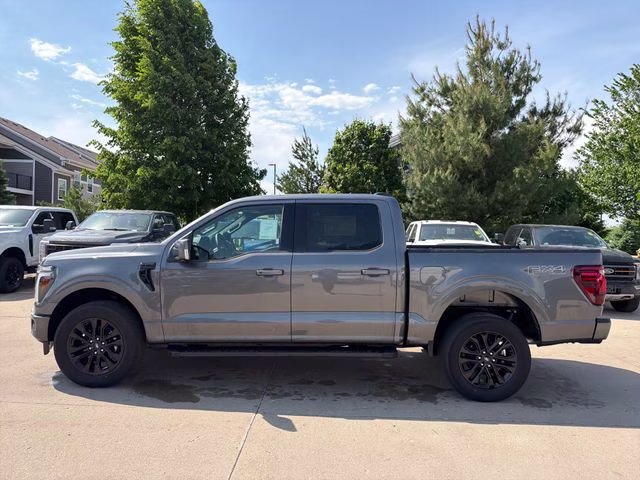 2025 Gray Metallic Ford F-150 Lariat 4X4 Truck