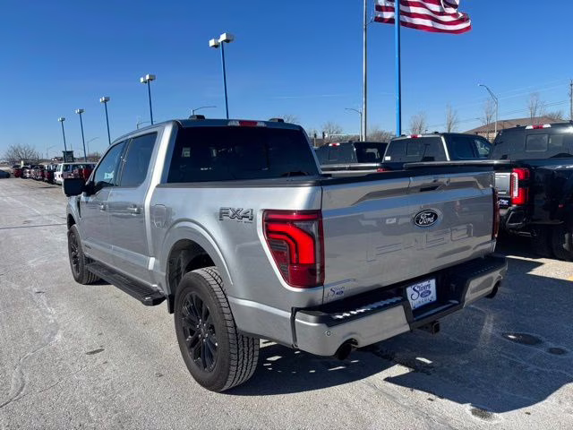 2025 Silver Metallic Ford F-150 Lariat 4X4 Truck