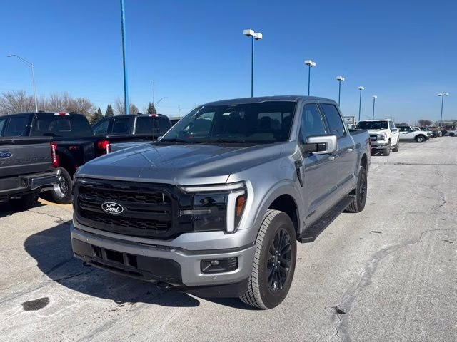 2025 Silver Metallic Ford F-150 Lariat 4X4 Truck