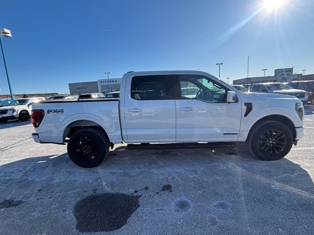 2025 White Metallic Ford F-150 Lariat 4X4 Truck