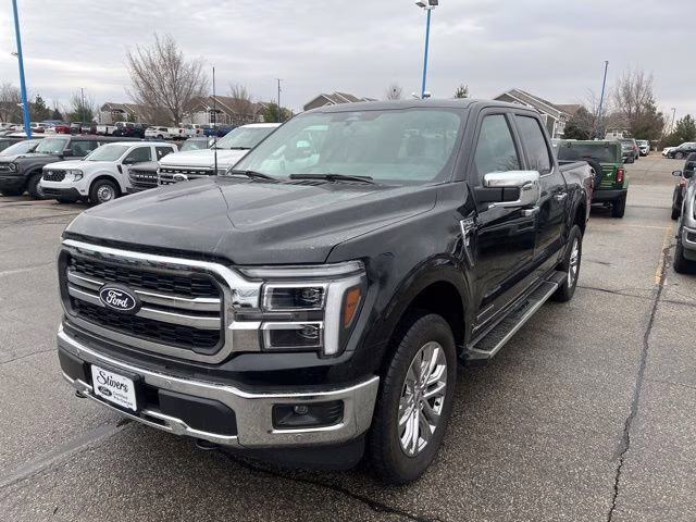 2025 Black Metallic Ford F-150 Lariat 4X4 Truck