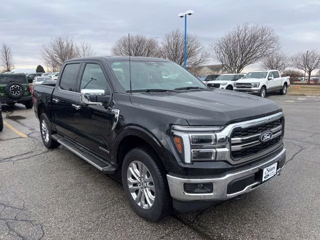 2025 Black Metallic Ford F-150 Lariat 4X4 Truck
