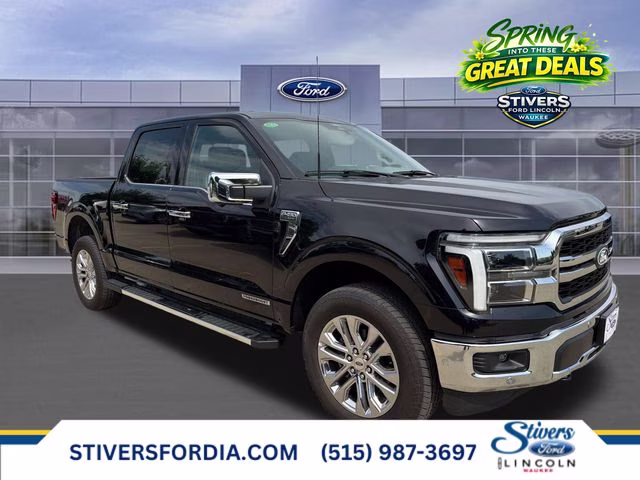 2025 Black Metallic Ford F-150 Lariat 4X4 Truck