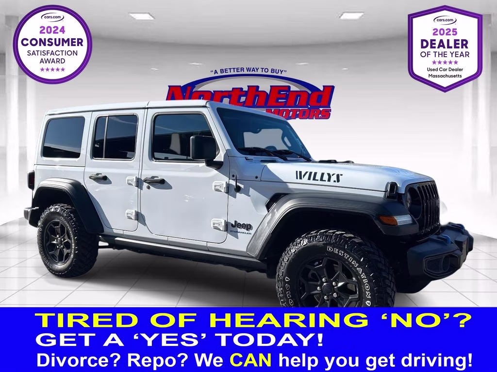 2023 Bright White Clearcoat Jeep Wrangler Base 4xe 4X4 SUV