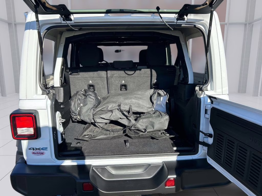 2023 Bright White Clearcoat Jeep Wrangler Base 4xe 4X4 SUV