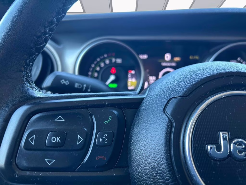 2023 Bright White Clearcoat Jeep Wrangler Base 4xe 4X4 SUV