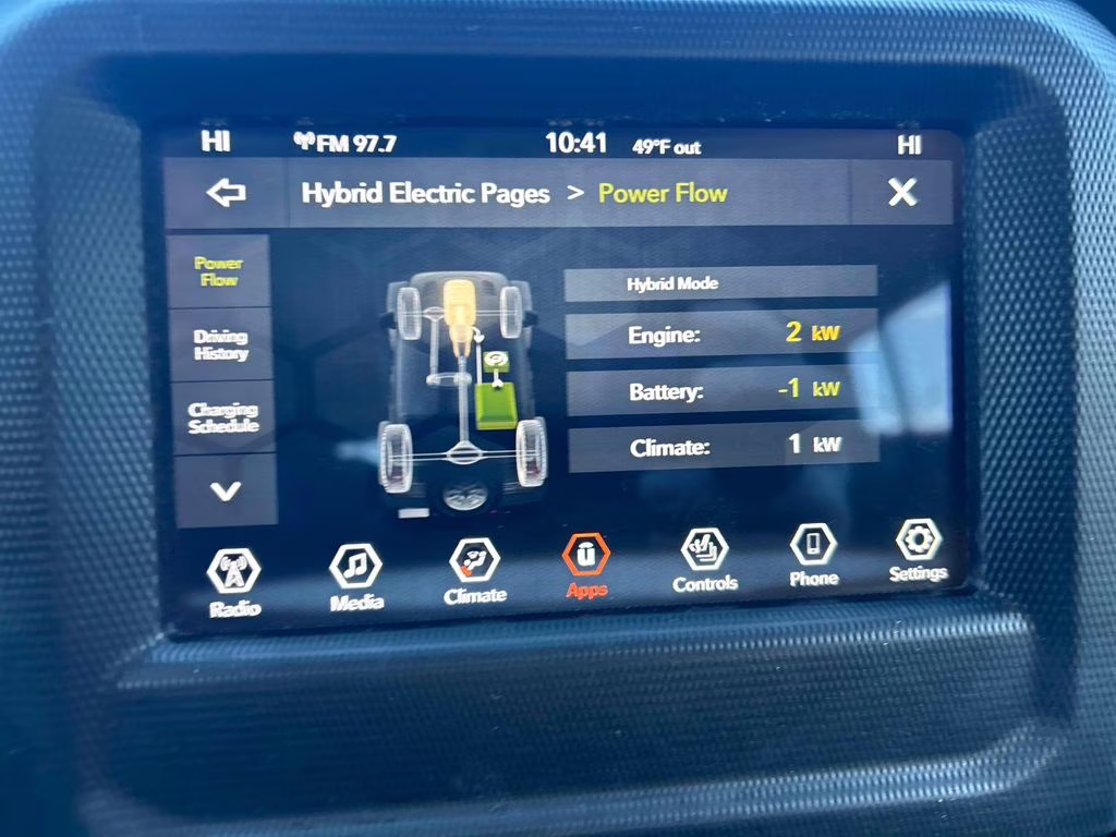 2023 Bright White Clearcoat Jeep Wrangler Base 4xe 4X4 SUV