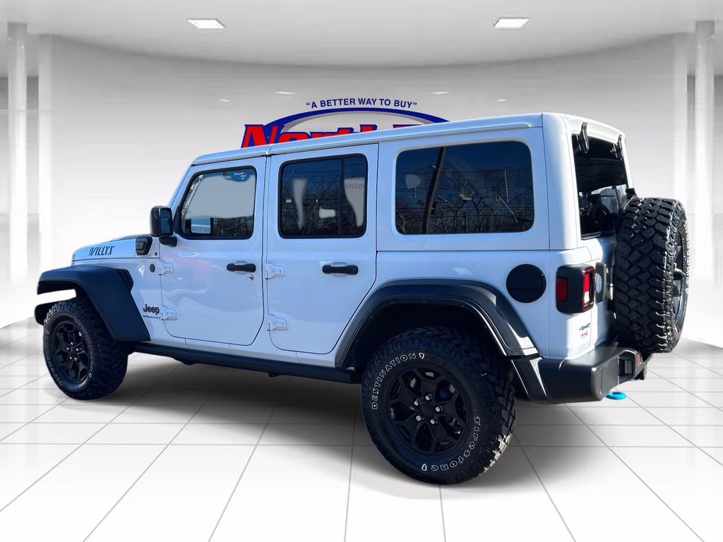 2023 Bright White Clearcoat Jeep Wrangler Base 4xe 4X4 SUV