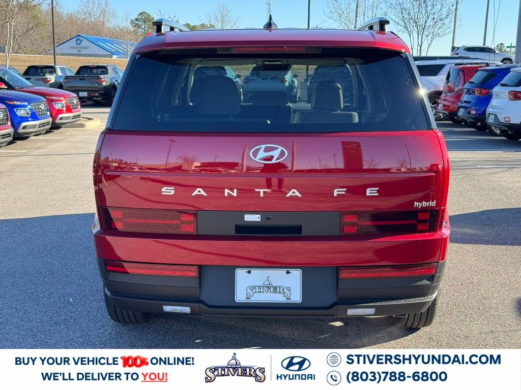 2026 Ultimate Red Hyundai Santa Fe Hybrid SEL FWD SUV