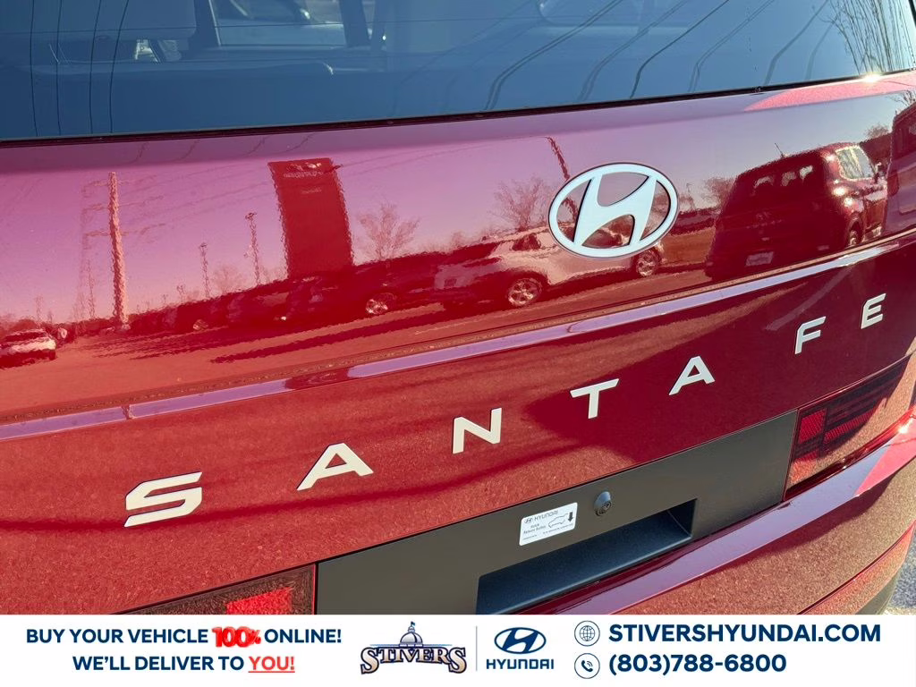 2026 Ultimate Red Hyundai Santa Fe Hybrid SEL FWD SUV