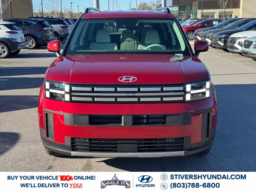 2026 Ultimate Red Hyundai Santa Fe Hybrid SEL FWD SUV