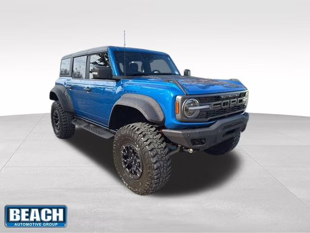2022 Blue Metallic Ford Bronco Raptor 4X4 SUV