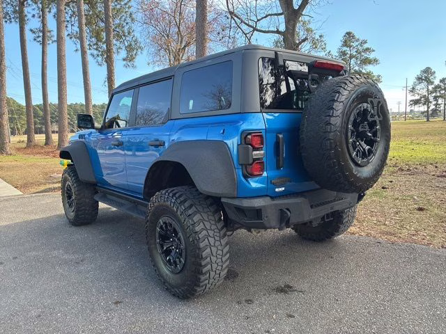 2022 Blue Metallic Ford Bronco Raptor 4X4 SUV