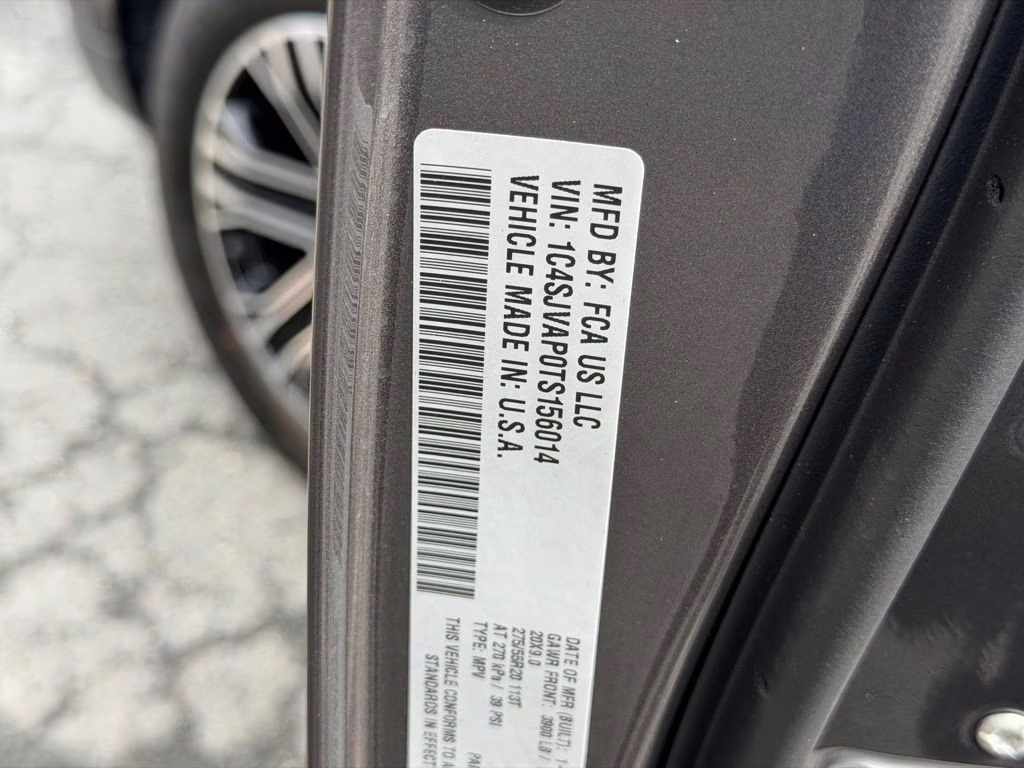 2026 Baltic Gray Metallic Clearcoat Jeep Grand Wagoneer Base 4X4 SUV