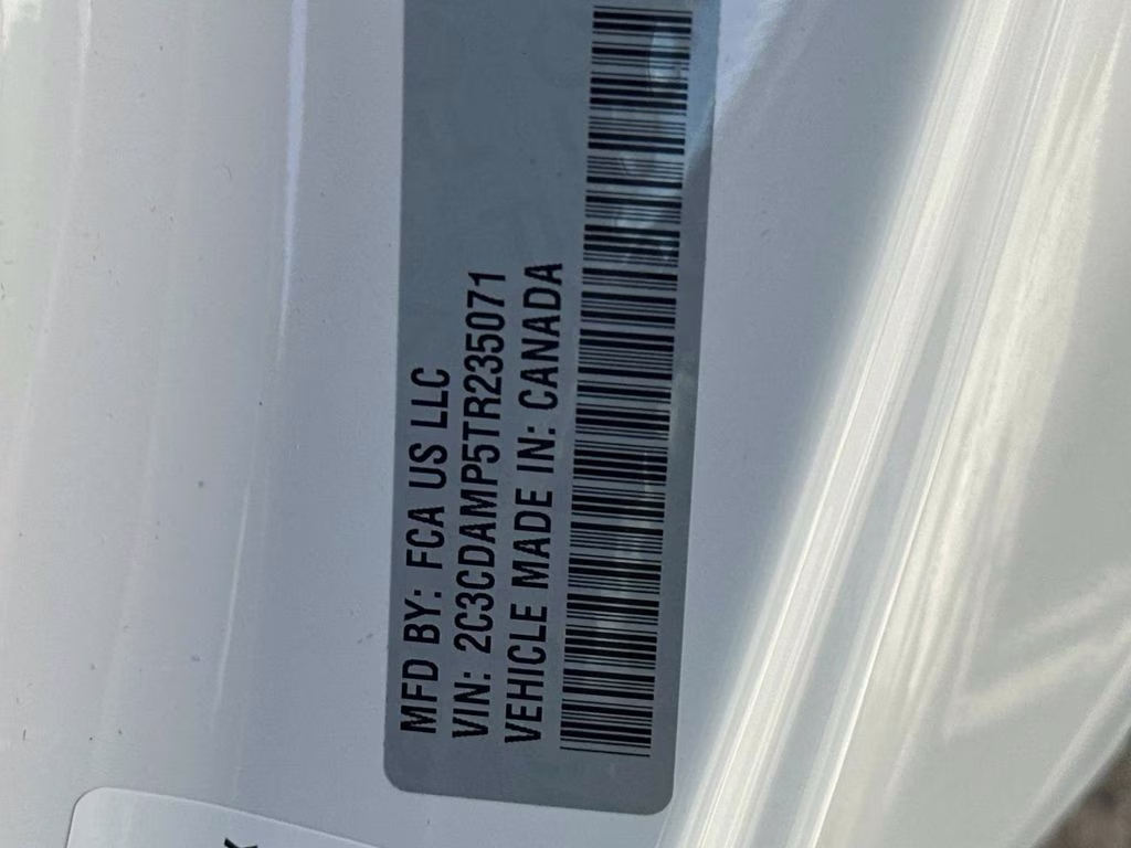 2026 Bright White Clearcoat Dodge Charger R/T Scat Pack AWD Coupe