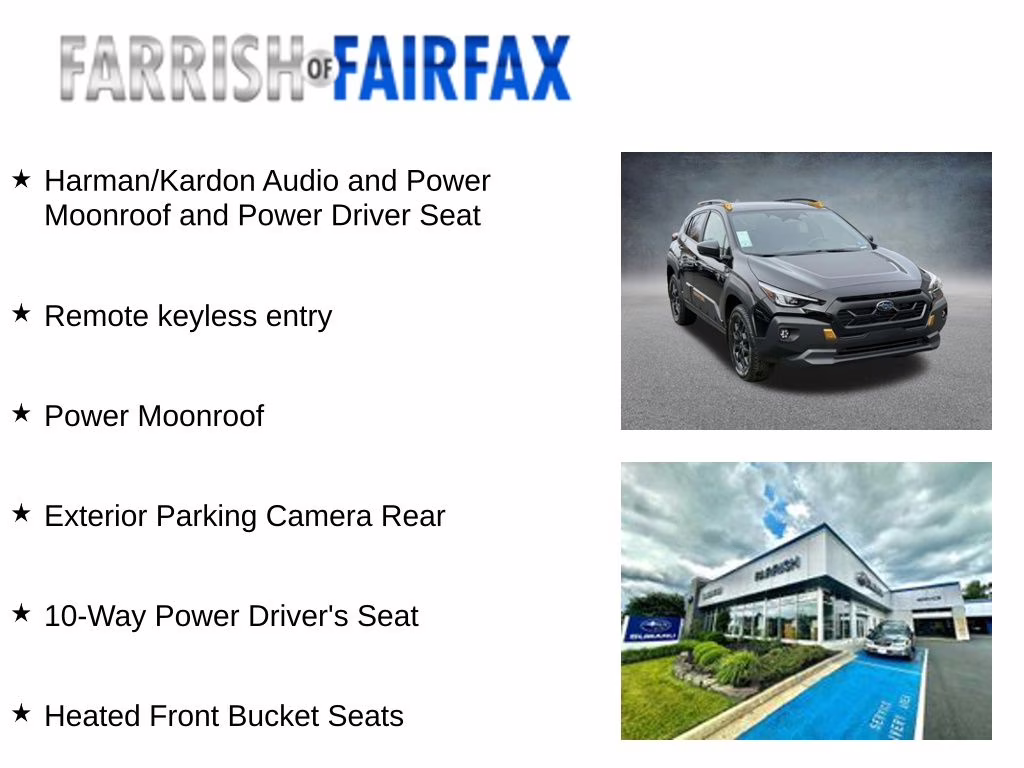 2026 Crystal Black Silica Subaru Crosstrek Wilderness AWD SUV