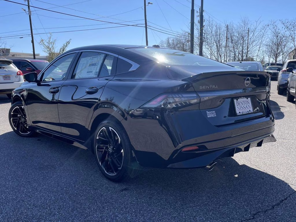 2026 Super Black Nissan Sentra SR FWD Sedan