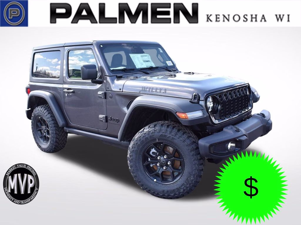 2026 Granite Crystal Metallic Clearcoat Jeep Wrangler Willys 4X4 SUV