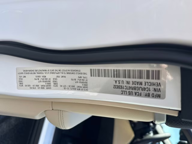 2026 Bright White Clearcoat Jeep Grand Cherokee Limited RWD SUV