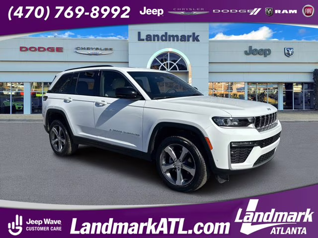 2026 Bright White Clearcoat Jeep Grand Cherokee Limited RWD SUV