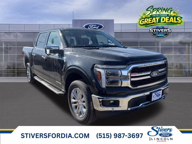 2025 Black Metallic Ford F-150 Lariat 4X4 Truck