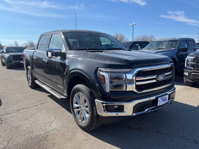 2025 Black Metallic Ford F-150 Lariat 4X4 Truck