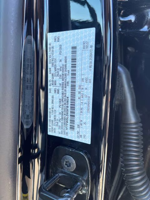 2025 Black Metallic Ford F-150 Lariat 4X4 Truck