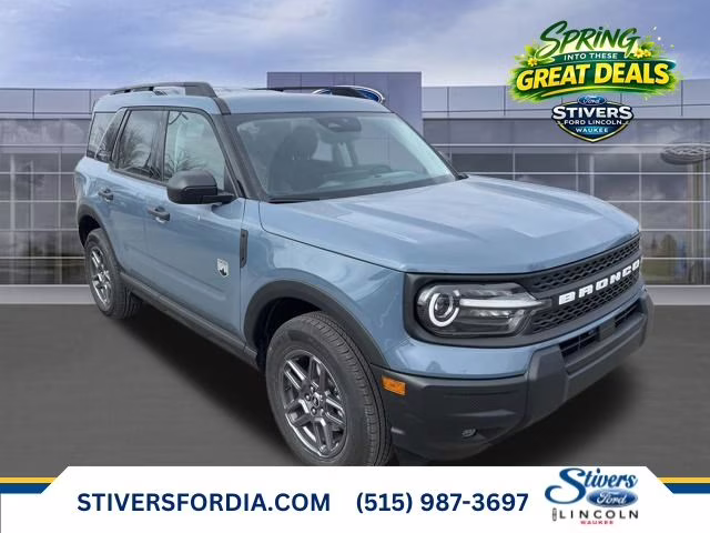 2026 Azure Gray Metallic Tri-Coat Ford Bronco Sport Big Bend 4X4 SUV