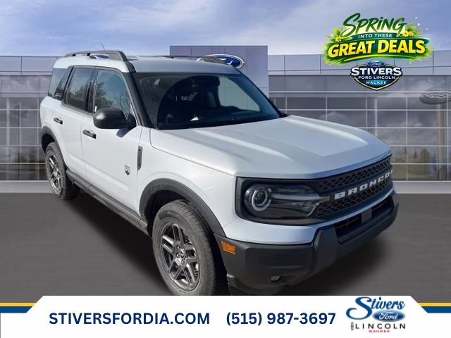 2026 Space White Metallic Ford Bronco Sport Big Bend 4X4 SUV