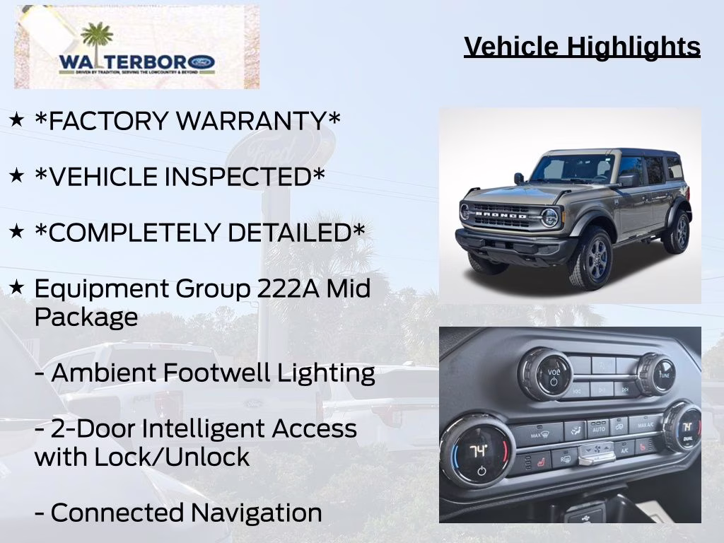 2026 Marsh Gray Ford Bronco Big Bend 4X4 SUV