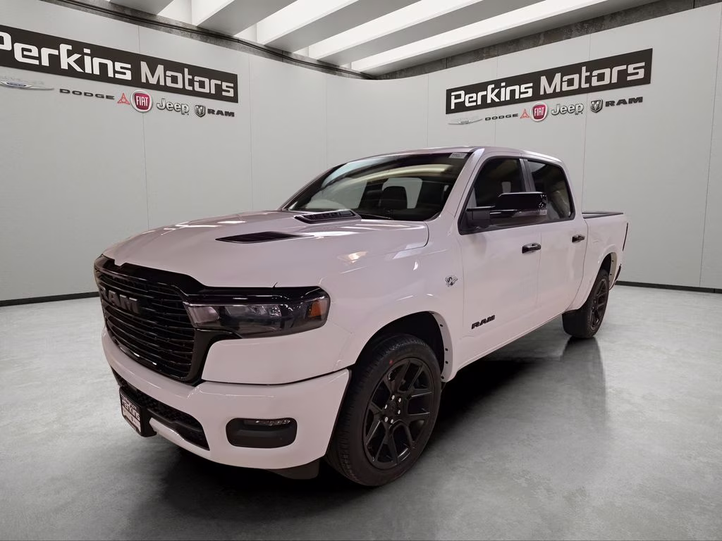 2026 Bright White Clearcoat Ram 1500 Laramie 4X4 Truck