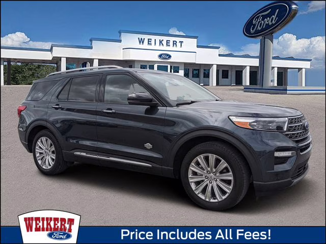2023 Blue Metallic Ford Explorer King Ranch RWD SUV