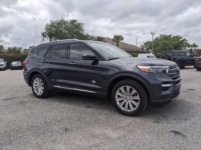 2023 Blue Metallic Ford Explorer King Ranch RWD SUV