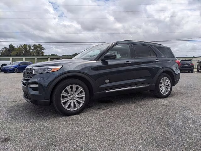 2023 Blue Metallic Ford Explorer King Ranch RWD SUV