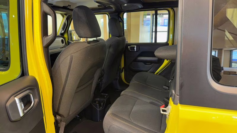 2024 Yellow Jeep Wrangler 4 Door Sahara Sport Utility 4D 4X4